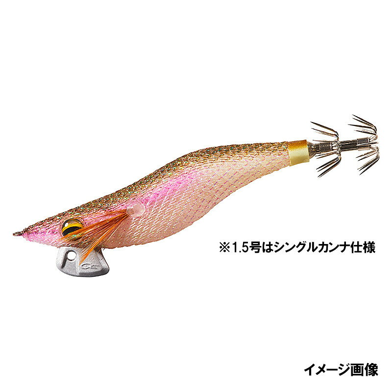 【お買い物マラソン！3点購入でP最大28倍！】ダイワ エギ EMライト2RV 1．5号夜光チカチカグロー【ゆうパケット】