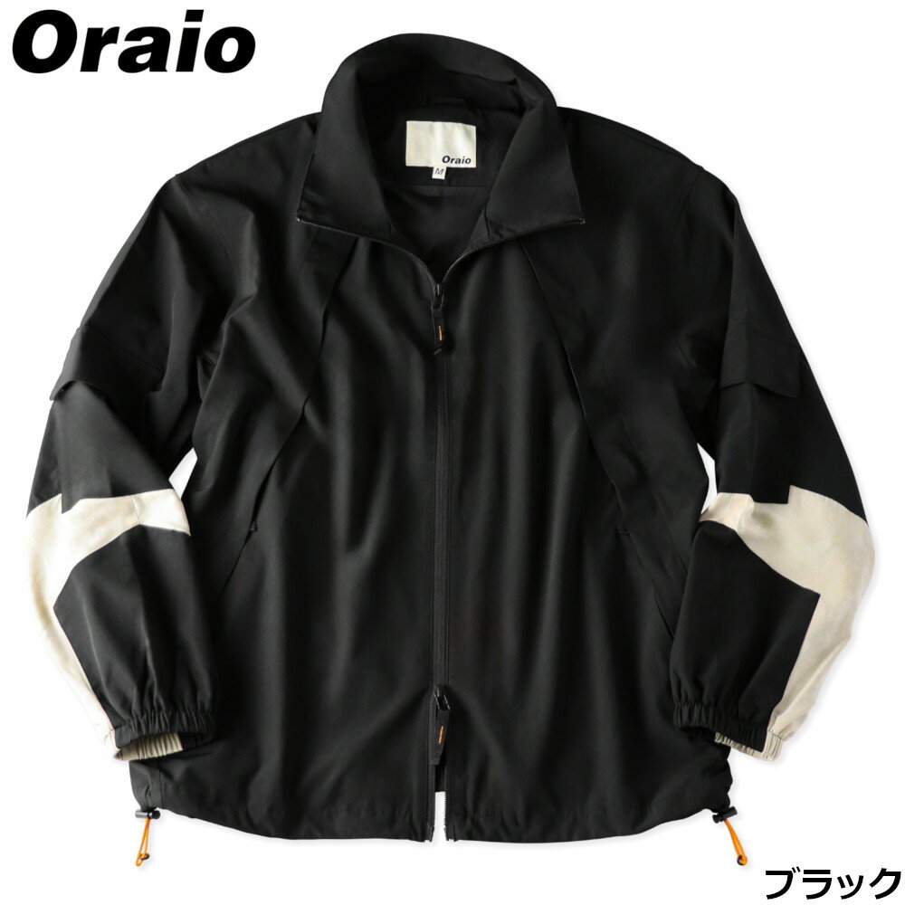ウェア Oraio(オライオ) 超撥水ライトジャケット M ブラック