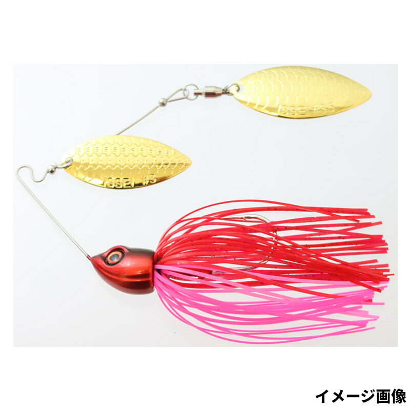 【3点購入で最大P28倍＆お得なクーポン配布中！】【現品限り】 issei スピナーベイト G.C.クルコマ 13g (D.W.) #08 村上レッド【ゆうパケット】