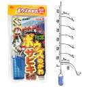 【衝撃!4点購入で最大1万ポイント!】ささめ針 ボウズのがれ サビキの巻 下カゴ式 XA003 SS