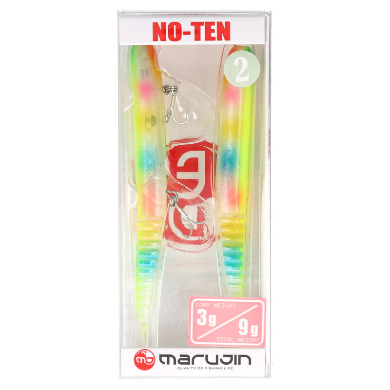 乐天商城 - 【スーパーSALE！最大P10倍&お得なクーポン配布中！】【現品限り】 マルジン ルアー ノーテン2 NO-TEN CORE&WORM #46 CC キャンディクリア【ゆうパケット】