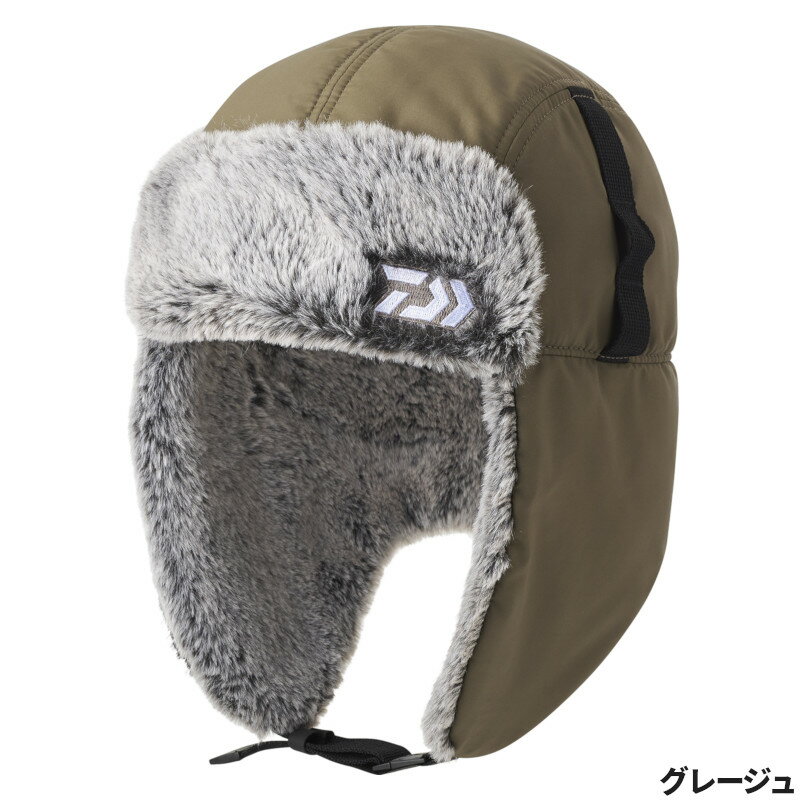 【当店限定企画★BLACKFRIDAYはエントリー＆3点購入でP最大28倍！】ダイワ 防寒キャップ DC-4024W パイロットキャップ フリー グレージュ