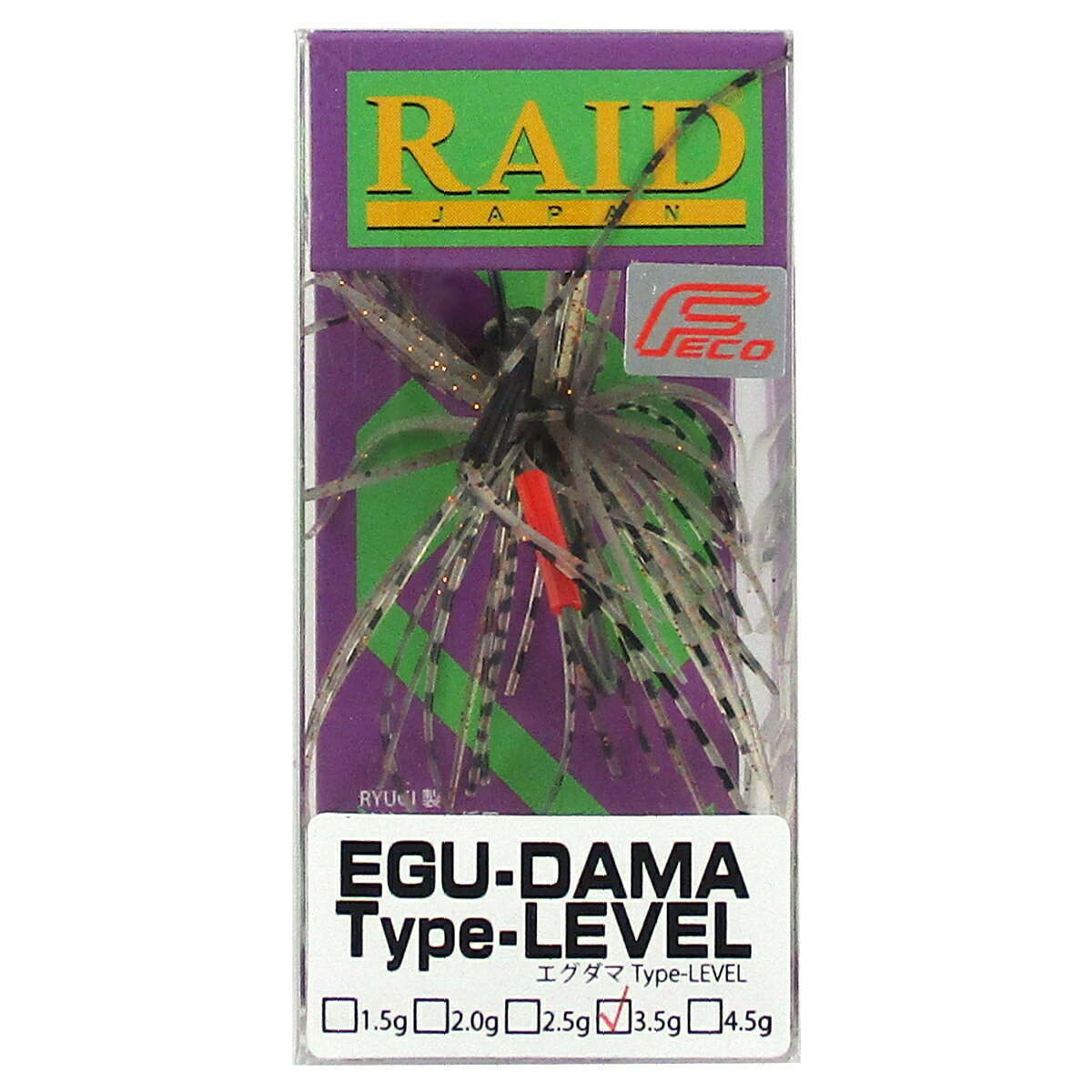 【5日限定!3点購入で最大5000p!】レイドジャパン ラバージグ EGU-DAMA Type-LEVEL 3.5g 007.ゴーストシュリンプ