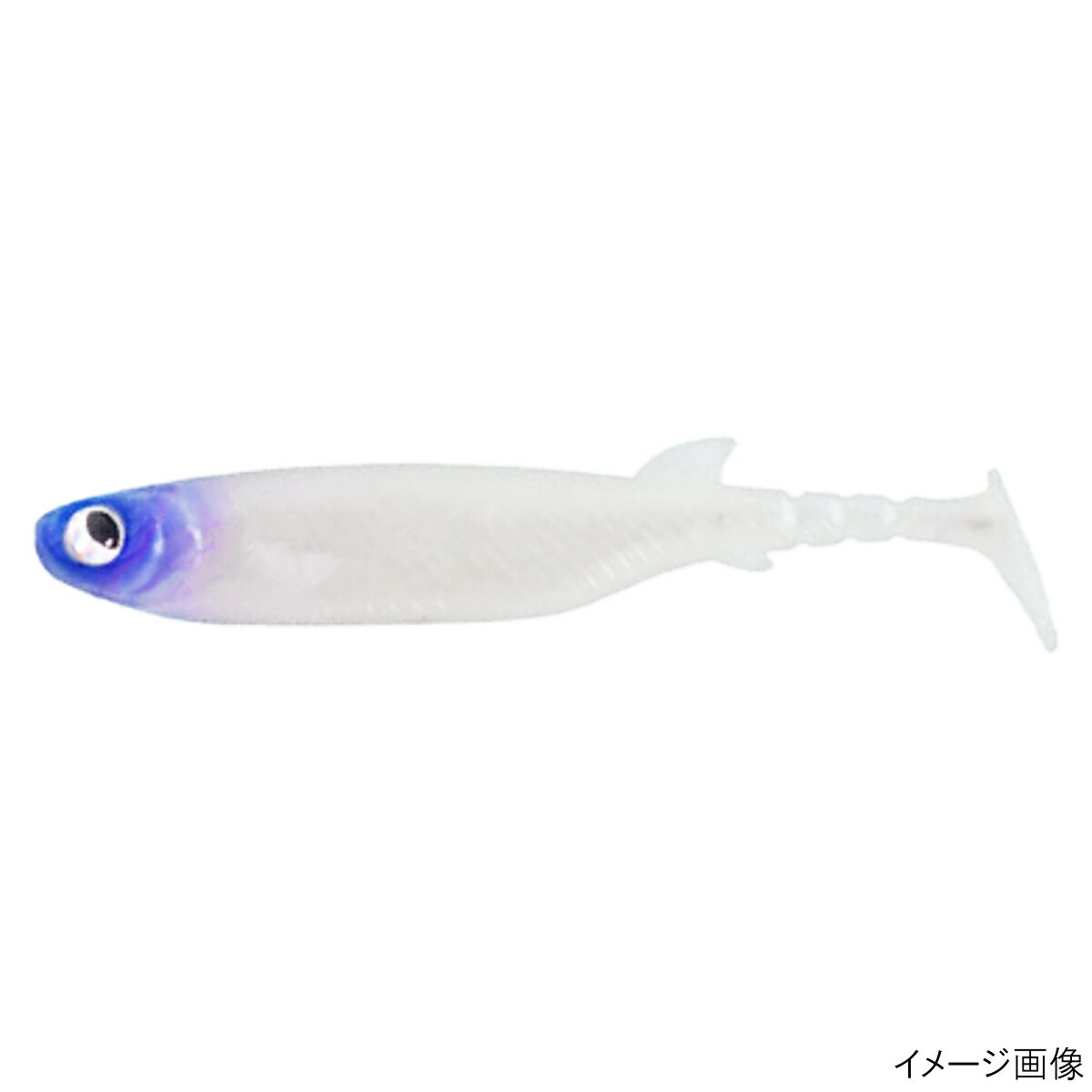 ルーディーズ ワーム ハタ喰い・魚子 4.0インチ パールグロー