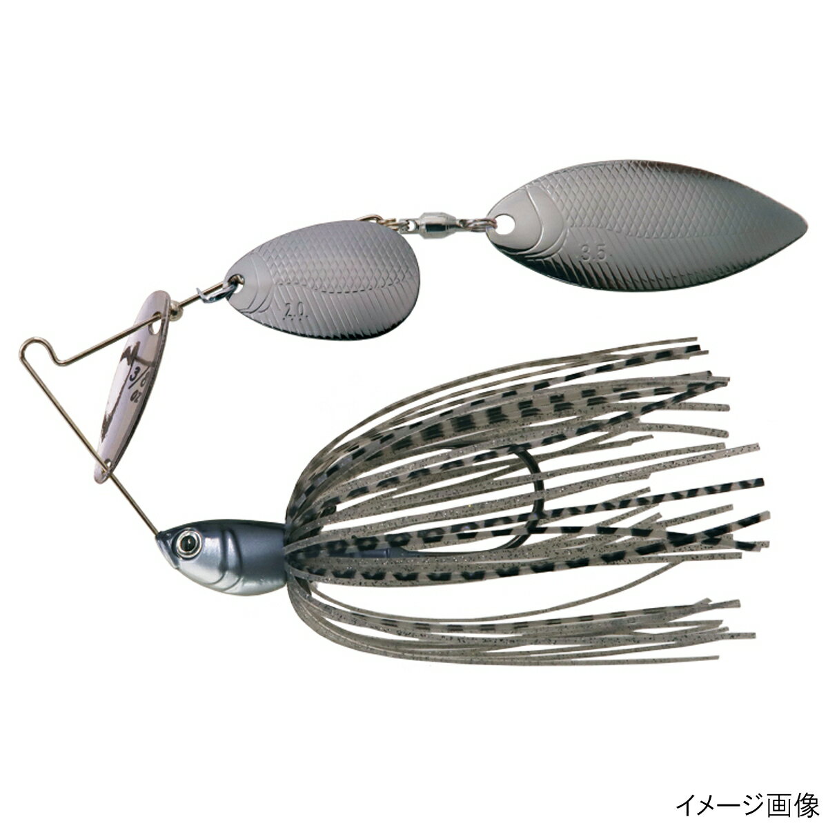 【5日限定!3点購入で最大5000p!】ボトムアップ スピナーベイト ビーブル 3/8oz TW S408 スモーキンシャッド【ゆうパケット】