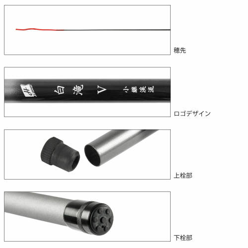 【スーパーSALE！最大P10倍&お得なクーポン配布中！】【現品限り】 渓流竿 H.B コンセプト 白滝(しらたき)V 小継渓流 360 H.B concept 2