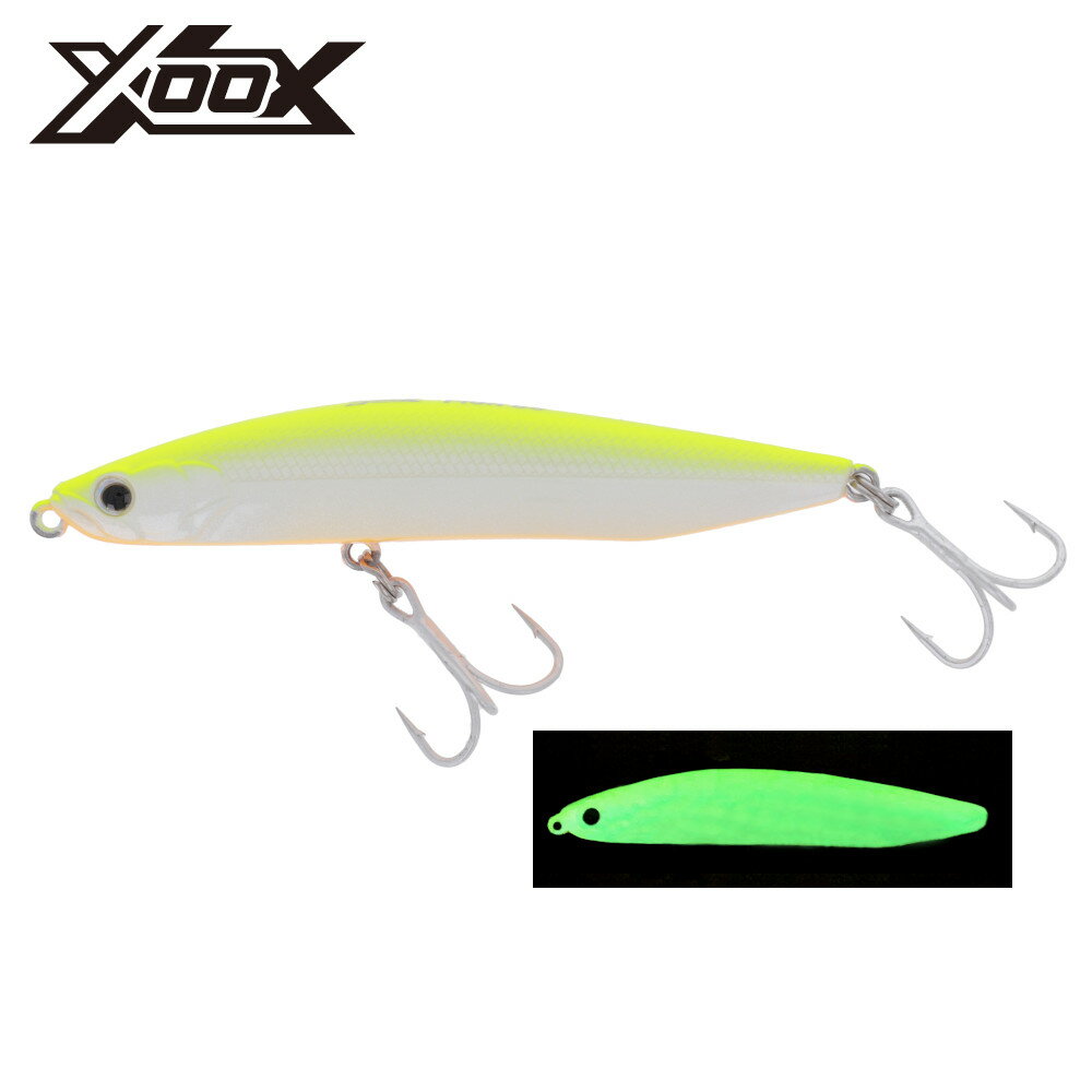 樂天商城 - 【スーパーSALE！最大P10倍&お得なクーポン配布中！】ルアー XOOX パイオン 75 グローパールチャート【ゆうパケット】