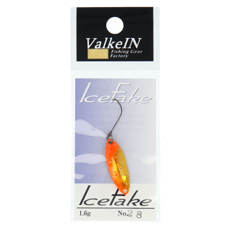 Valkein IceFake 1.6g #28R Orange Gold