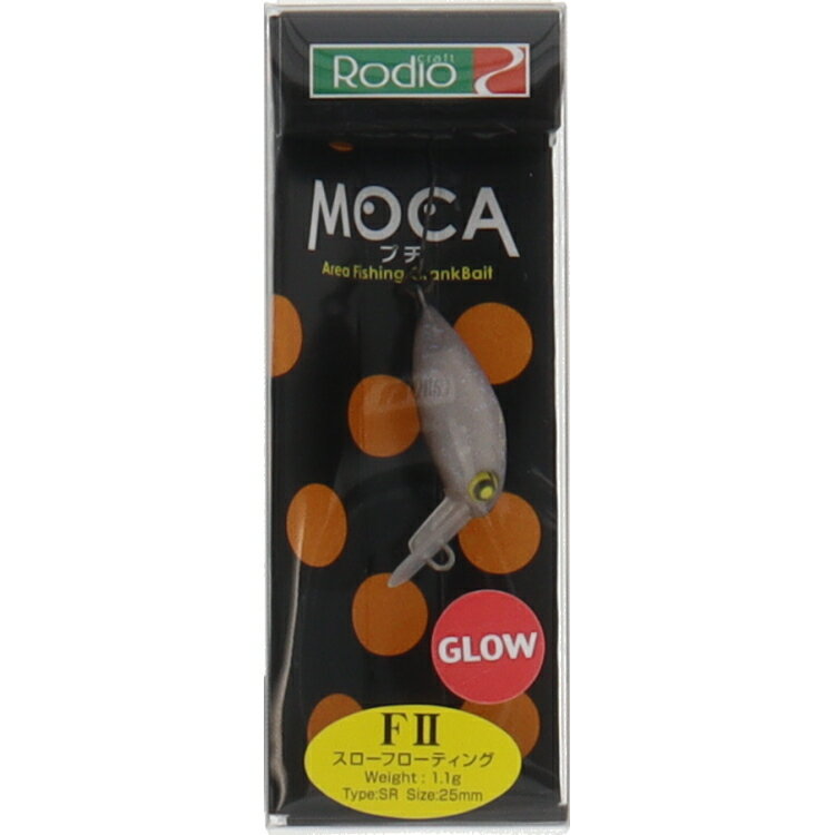 ●商品名に【同梱不可】【他商品同時注文不可】と記載されている商品は別倉庫から発送となるため同梱できません。システム上、同時注文が可能ですが、その際は勝手ながらキャンセルとさせて頂きます。キャンセルに伴い、各種キャンペーンの適用など取消となりますが、ご注文条件やポイントの補填・補償等は一切お受けできかねます。また、再度ご注文いただく際に完売となっている場合や、キャンペーン条件が異なる場合がございます。●掲載商品は複数サイトおよび実店舗で併売しています。ご注文タイミングにより欠品し、お取り寄せにお時間を頂く場合やお手配が出来ずにやむを得ずキャンセルさせて頂く場合がございます。●商品画像は代表画像です。仕様変更により商品スペックやパッケージなど変更となる場合がございます。仕様変更に伴う返品、商品交換の際の往復送料はお客様ご負担となります。●店舗都合・お客様都合に依らずご注文内容の修正やキャンセルを行った際に在庫なしとなる場合やポイント、クーポンなど各種キャンペーンが適用外となる場合がございます。大変恐縮ながらこのような場合でも補填などは出来かねますのでご了承下さい。【ロデオクラフト/Rodiocraft】エリアフィッシングクランクベイト。ハイピッチウォブリングアクション。エリアレギュレーションに適合させたシングルバーブレスフック。[MOCA]カラー:37 ラーテルサイズ:SR (FII)全長:25mm自重:1.1gタイプ:スローフローティングフック:有釣り方、フィールド:淡水ルアー代表対象魚:トラウト（鱒）≪関連商品≫34 19早乙女 SR (FII)35 20井野 SR (FII)36 24ノブ SR (FII)37 ラーテル SR (FII)38 FOCUSオリーブ SR (FII) TKM-16-01-03