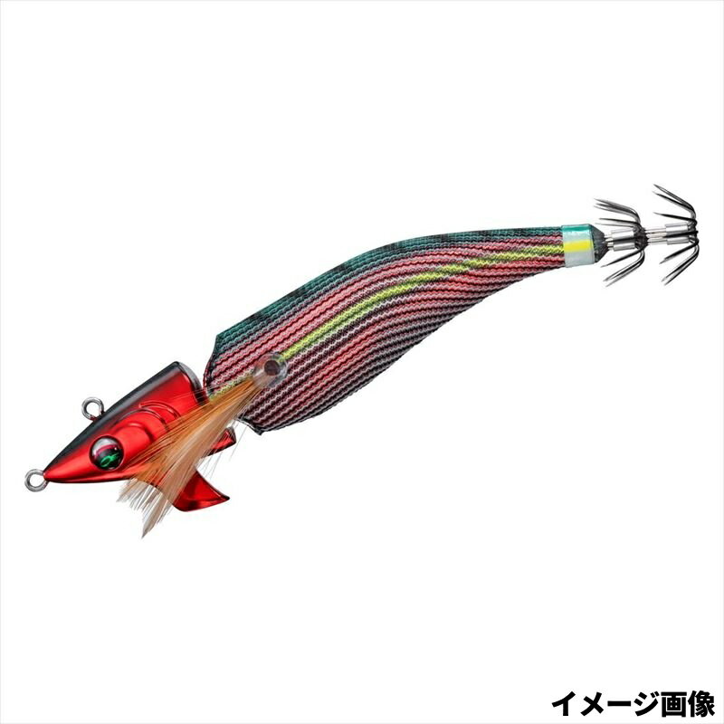 Rakuten - ダイワ エギ エメラルダスアモラスジョイント タイプS 3.0 赤-縞アーミーグリーン杉【ゆうパケット】