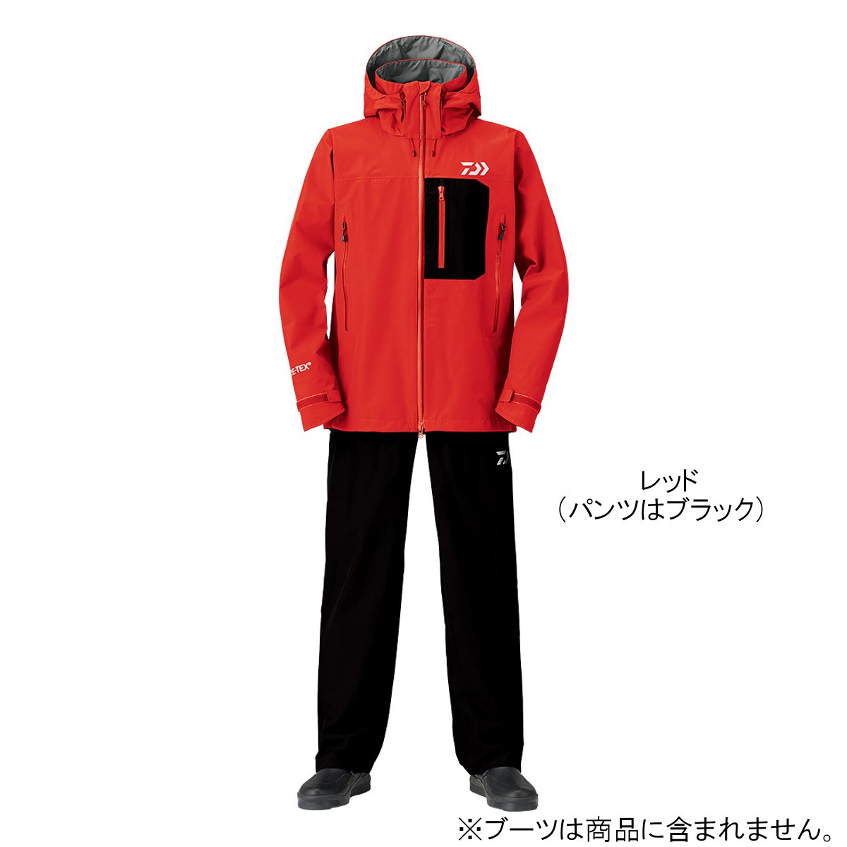 ダイワ パックライト レインスーツ Dr 1908 L レッド ゴアテックスプロダクト その他 ダイワ パックライト レインスーツ Dr 1908 L レッド ゴアテックスプロダクト その他