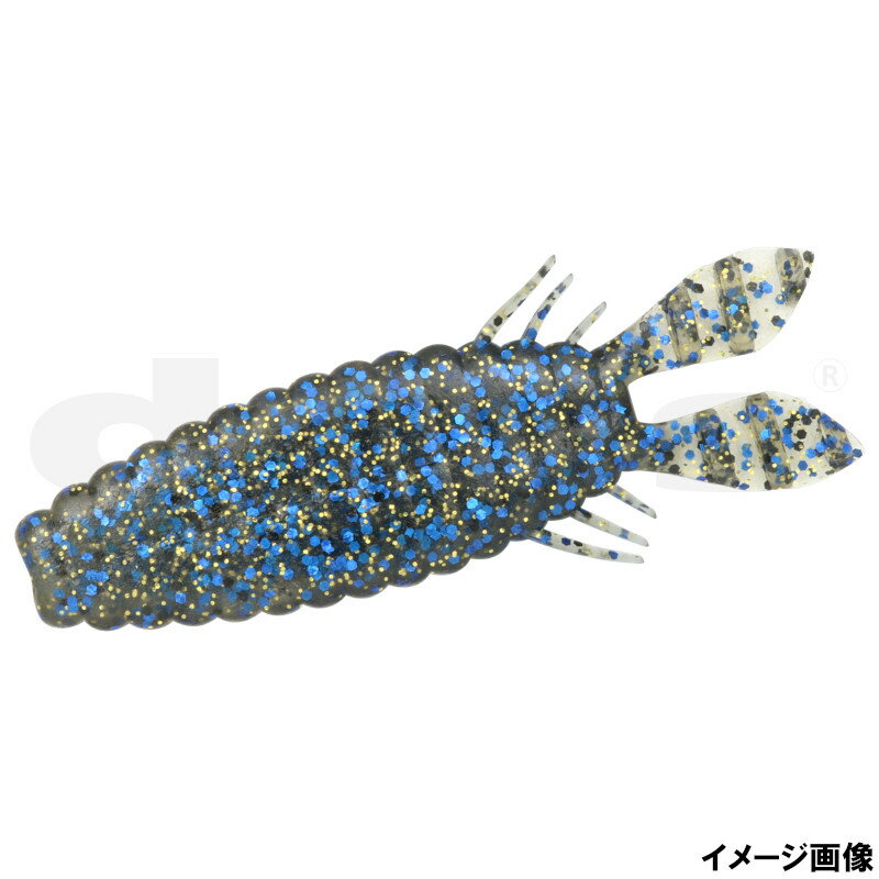 Worm - 【現品限り】 デプス ワーム ブルスライド 3.4インチ #64ブルーギル【ゆうパケット】