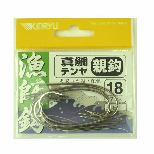 乐天商城 - 【スーパーSALE！最大P10倍&お得なクーポン配布中！】【現品限り】 金龍鈎 金）漁師鈎 真鯛テンヤ親鈎 白18号【ゆうパケット】