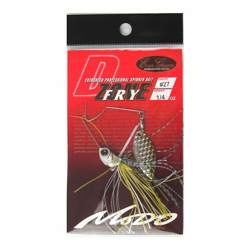 【お買い物マラソン！3点購入でP最大28倍！】エバーグリーン（EVERGREEN） スピナーベイト D−ゾーン（D−ZONE） フライ SW 1／4oz ＃27（チャートシャッド）
