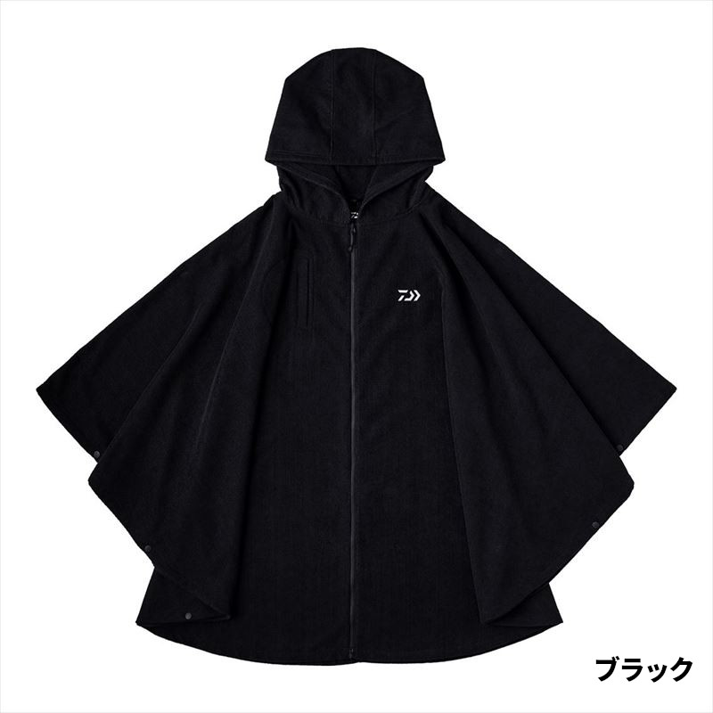 乐天商城 - 【スーパーSALE！最大P10倍&お得なクーポン配布中！】ダイワ ウェア DJ-7325 フィッシングきがえポンチョ フリー ブラック