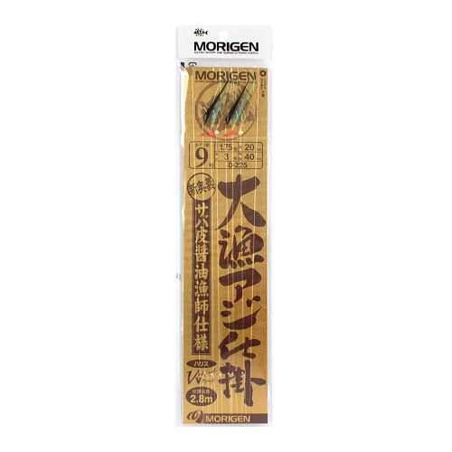 Rakuten - もりげん 大漁アジ仕掛 D−225 針9号−ハリス1．75号【ゆうパケット】