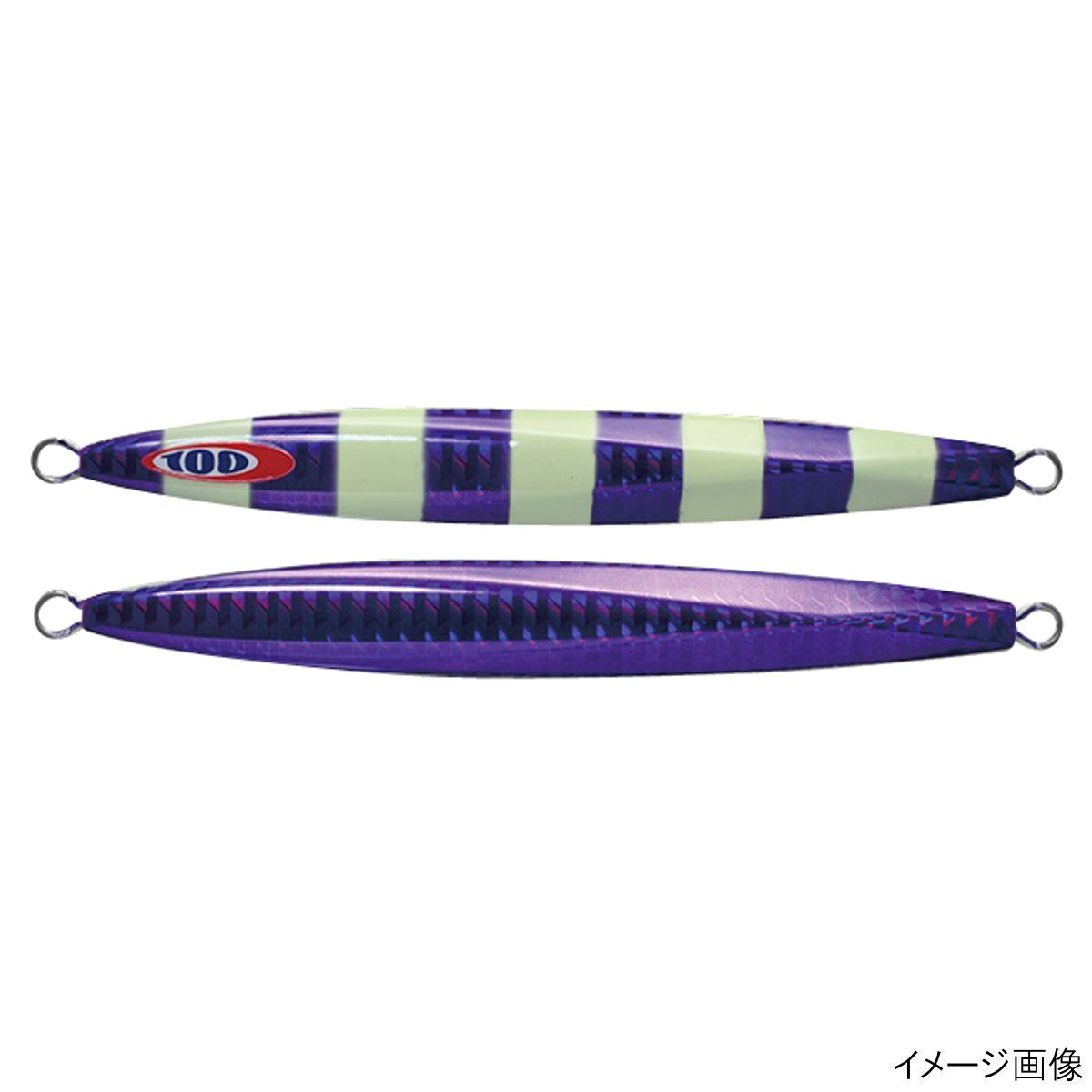 ジャッカル ジグ アンチョビメタル TYPE-1 100g パープル/グローストライプ