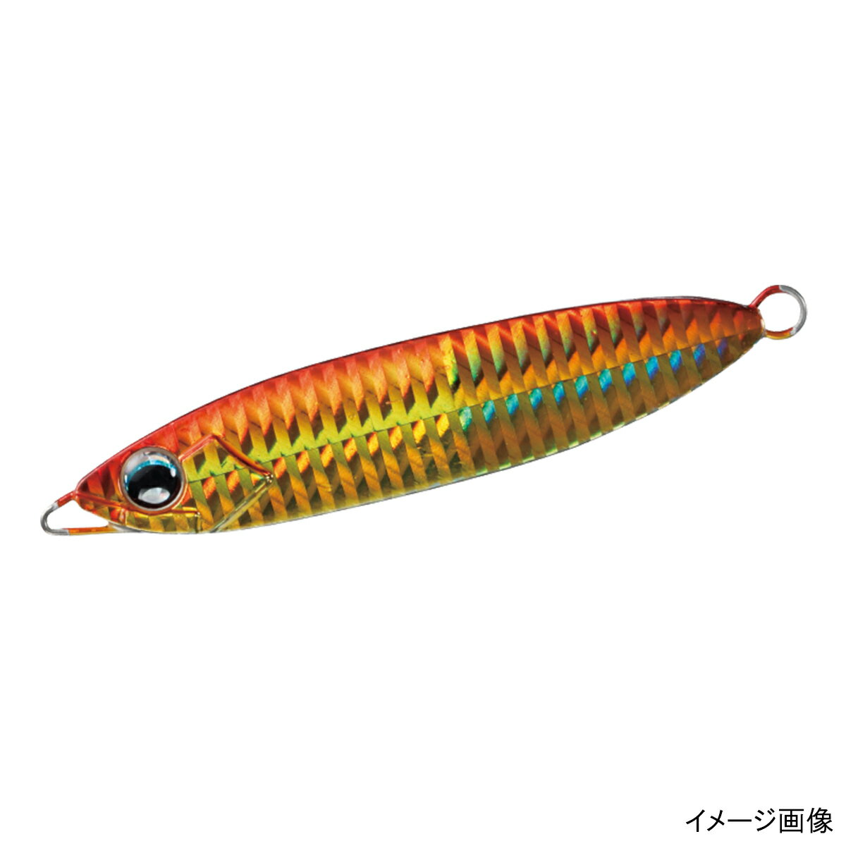 ダイワ ジグ 鏡牙ジグ ベーシック 80g パラレルホロアカキン&ゴールドラメ