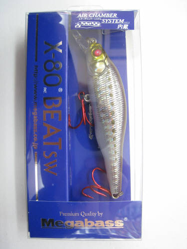 【現品限り】 メガバス ルアー X—80 BEAT SWGGイワシ