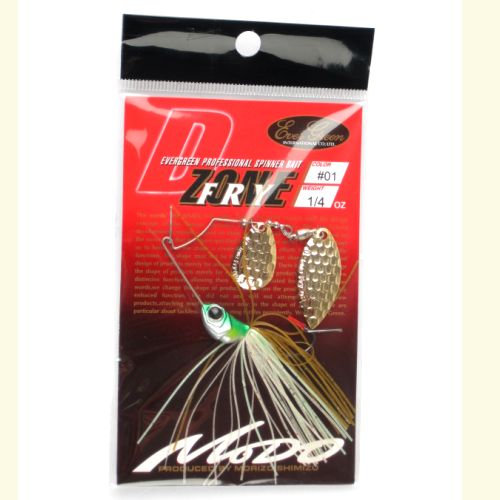 【スーパーSALE！3点購入で最大P26倍！】エバーグリーン（EVERGREEN） スピナーベイト D−ゾーン フライ TW 1／4oz ＃01（アユ）【ゆうパケット】