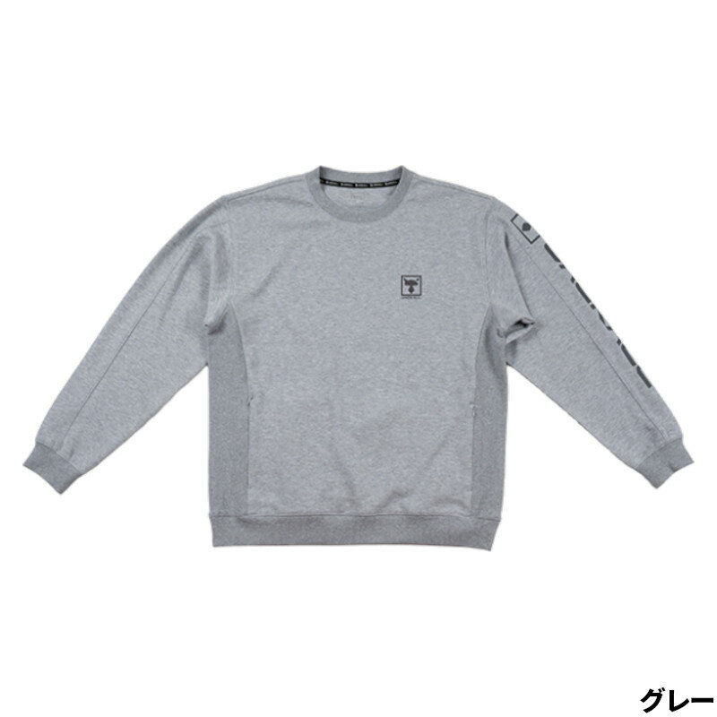 Rakuten - ジャッカル ウェア クルーネックスウェット SW-A001 XL グレー