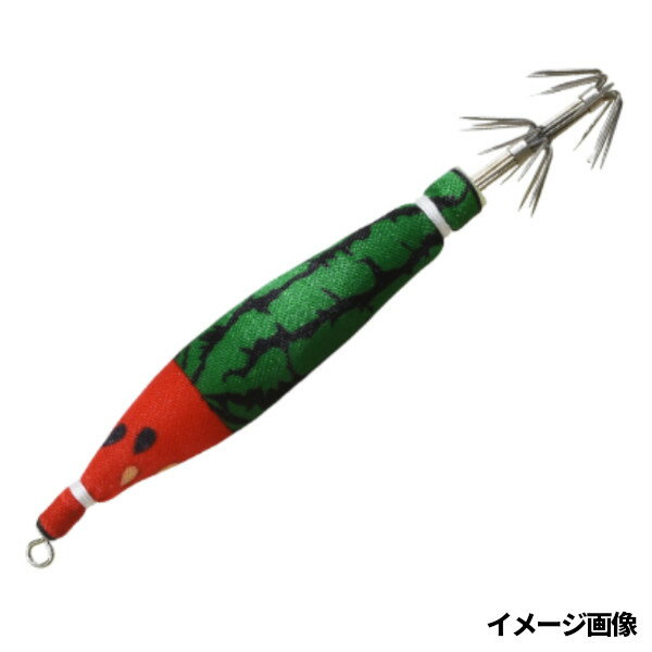 釣研 イカスキッテ 3号 夜光 まんまスイカ【ゆうパケット】