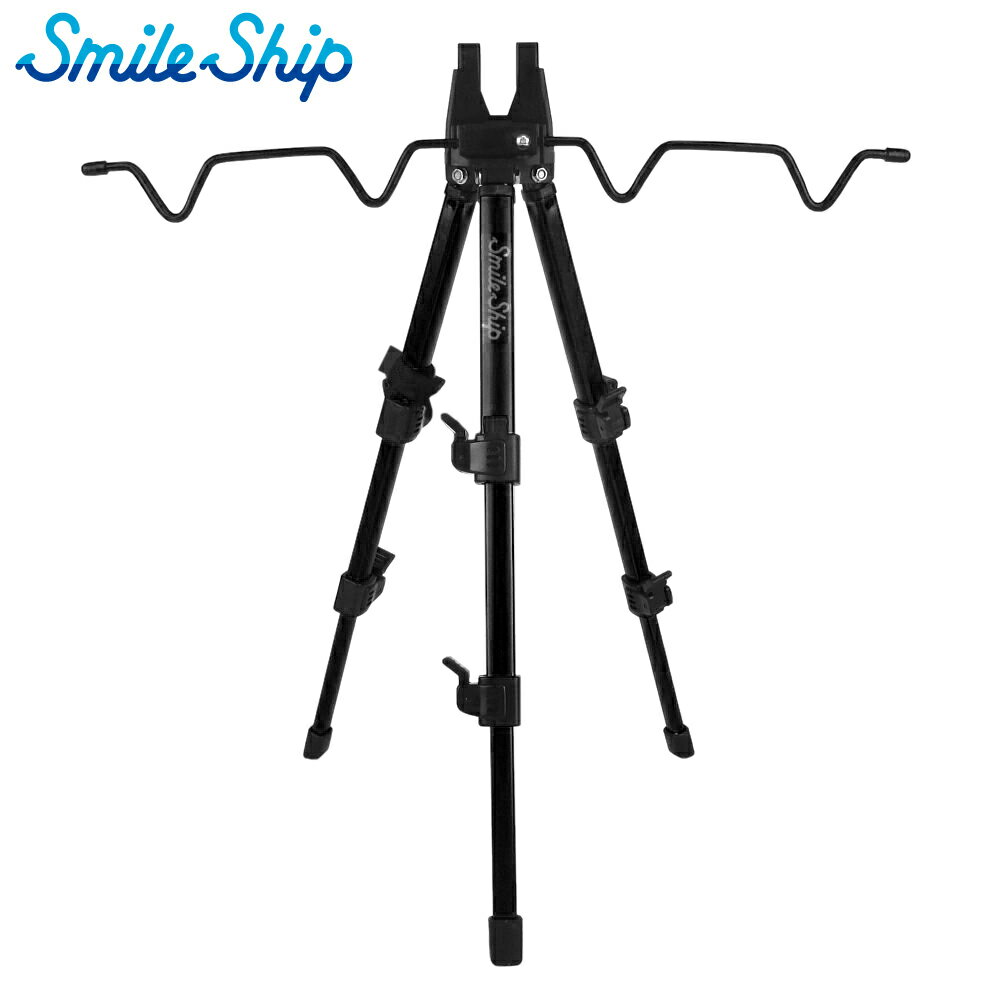 スマイルシップ アルミ三脚 ミニ 3段 ブラック