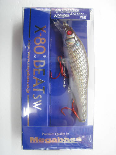 【現品限り】 メガバス ルアー X−80 ビート SW GGボラ