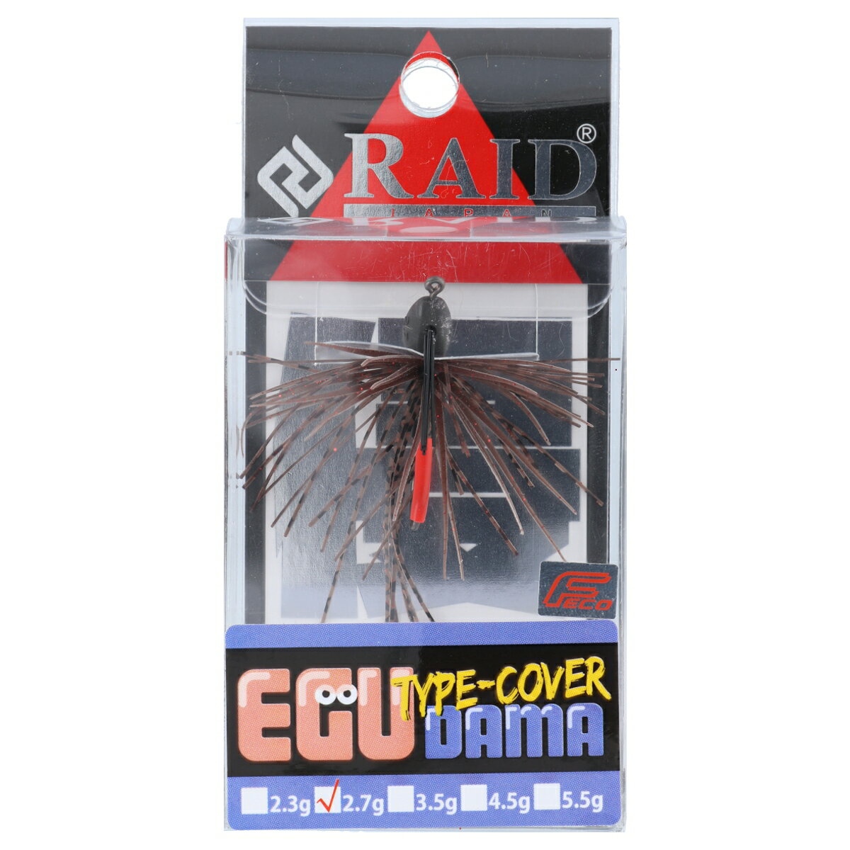 【5日限定!3点購入で最大5000p!】レイドジャパン ラバージグ EGU-DAMA Type-COVER 2.7g 004.アメザリ