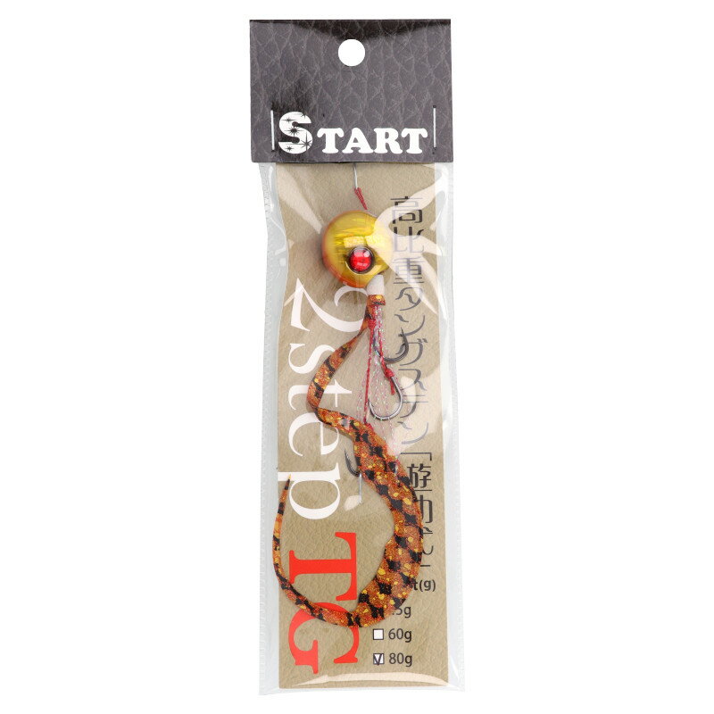 スタート タイラバ 2step TG コンプリート 80g 金早生×シマつぶゼブラのサムネイル