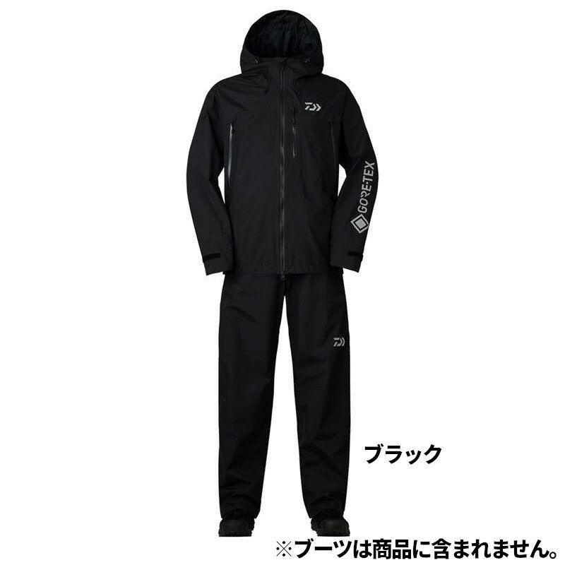 ダイワ ウェア DR-1924 GORE-TEX バーサタイルレインスーツ L ブラック