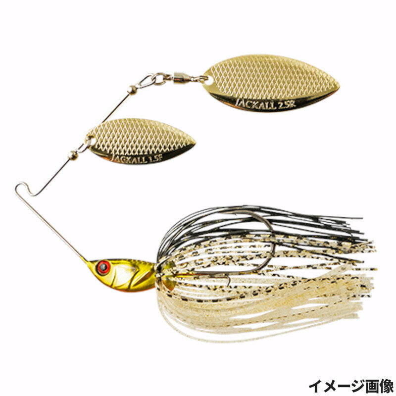 【5日限定!3点購入で最大5000p!】ジャッカル スピナーベイト スーパードーン 3/8oz キンクロ【ゆうパケット】