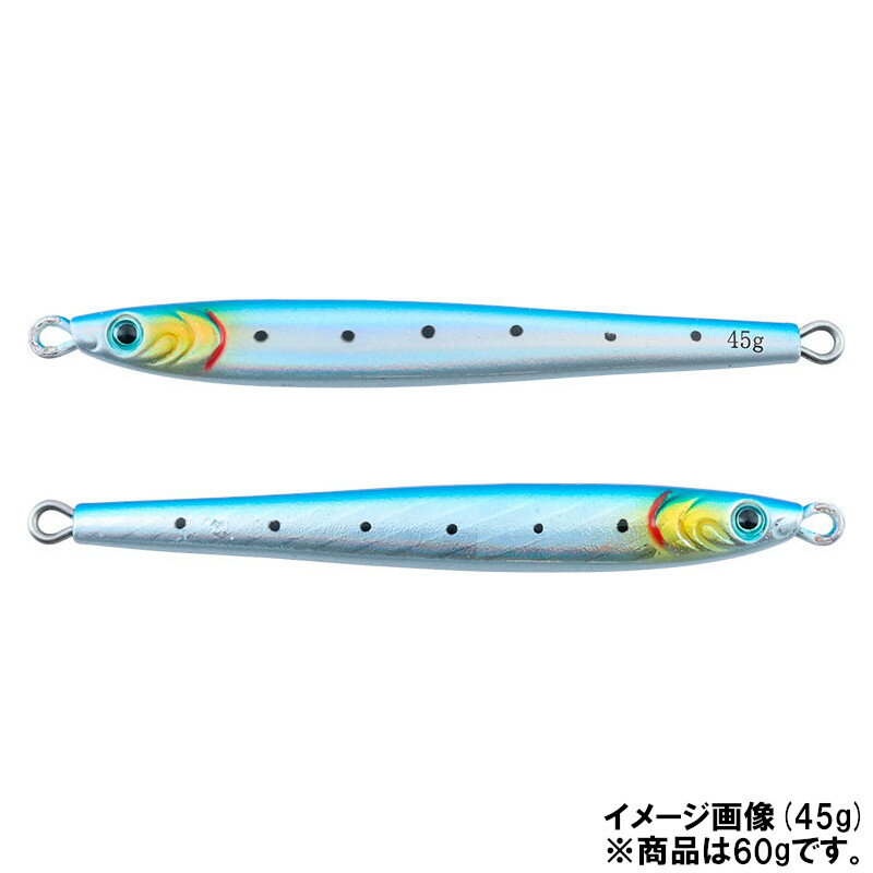 ダイワ ジグ TGベイトスリム SLJ アデル 60g アデルフラッシュマイワシ【ゆうパケット】