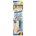 オーナー マシーンキス4本 N−3478 針9号−ハリス1.5号【ゆうパケット】