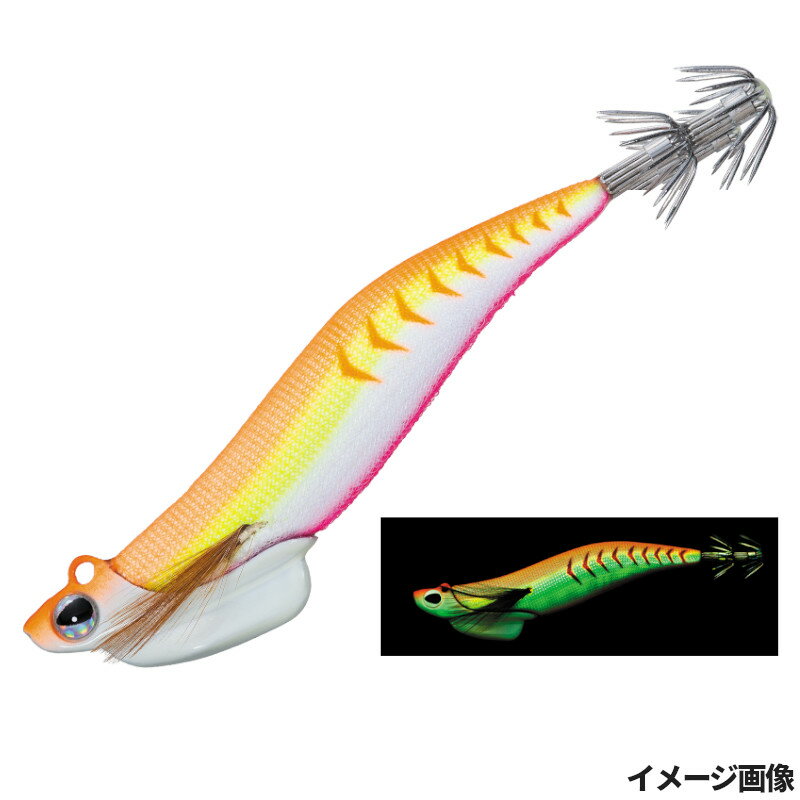 【楽天ブラックフライデー！3点購入で最大28倍！】【現品限り】 エギ スクイッドシーカー 23 ミクロス 3.0号 #GL-2 オレンジ/グロー【ゆうパケット】