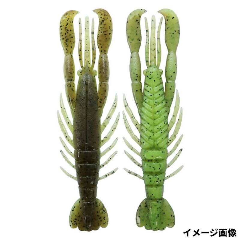 樂天商城 - 【スーパーSALE！最大P10倍&お得なクーポン配布中！】ボトムアップ ワーム ハリーシュリンプ 4.0インチ T205 グリパンチャート【ゆうパケット】