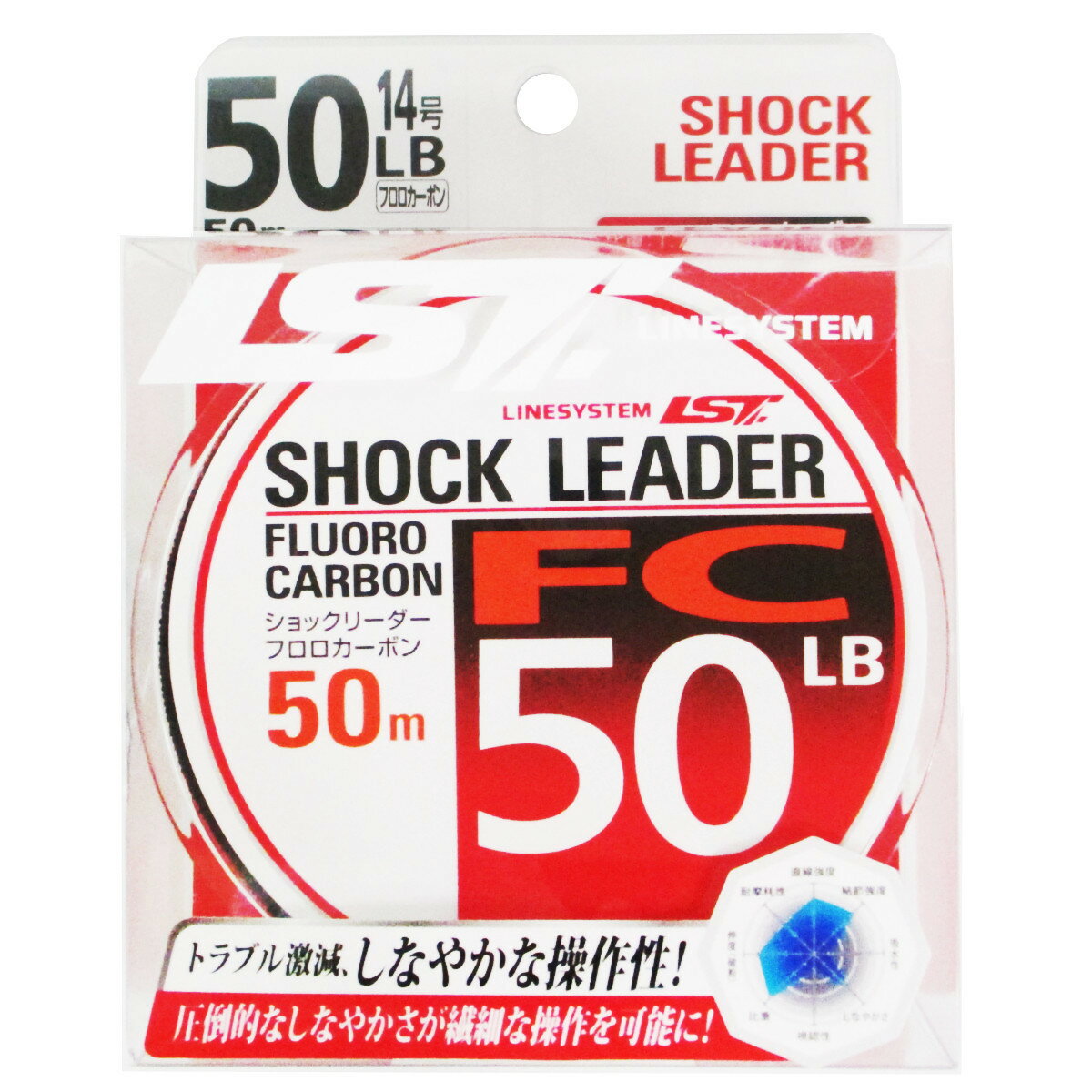 Rakuten - 【スーパーSALE！最大P10倍&お得なクーポン配布中！】ラインシステム ショックリーダー FC 50m 50LB