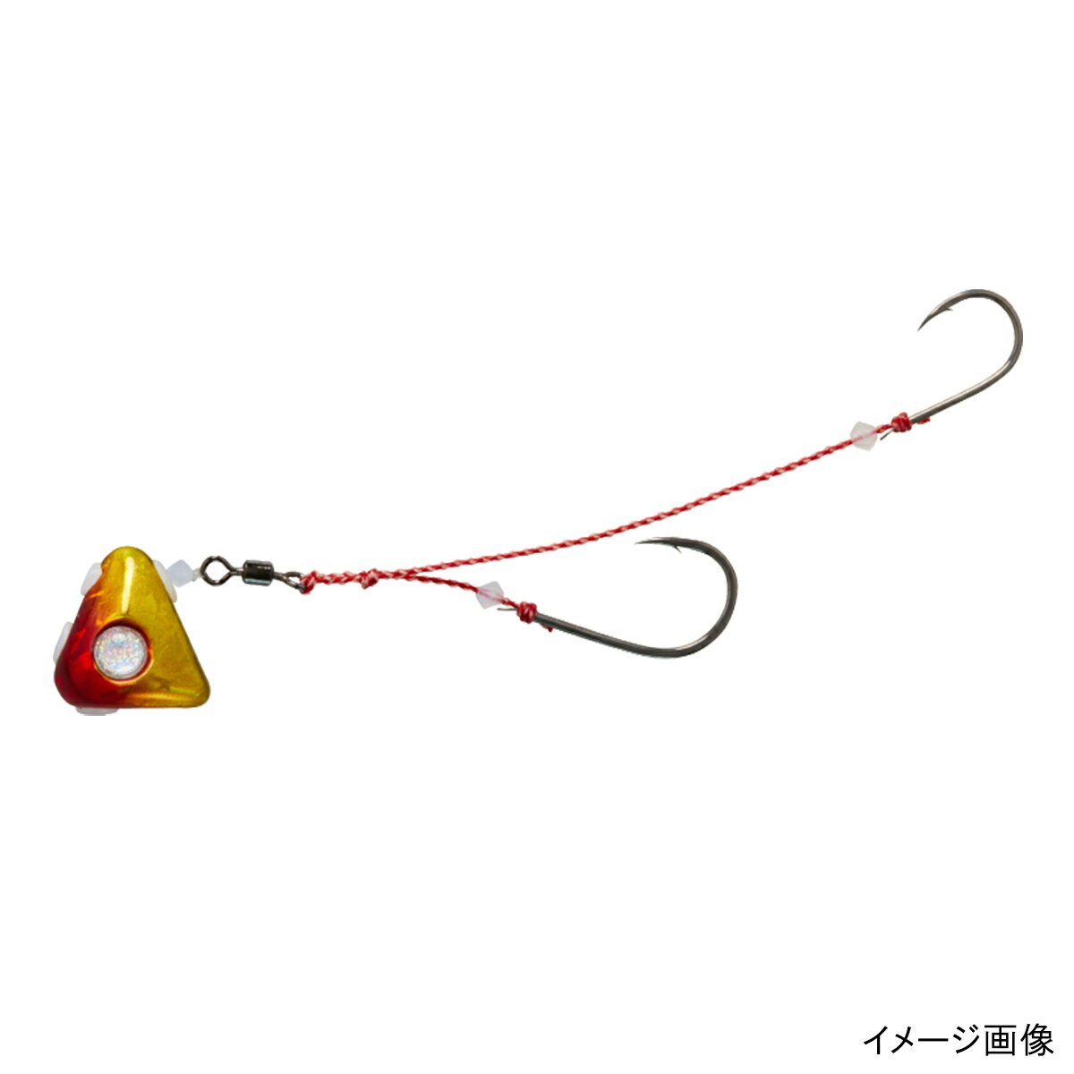 【マラソン期間中★2店購入でP10倍！】ダイワ 紅牙 遊動テンヤ+SS 10号 赤/金【ゆうパケット】のサムネイル