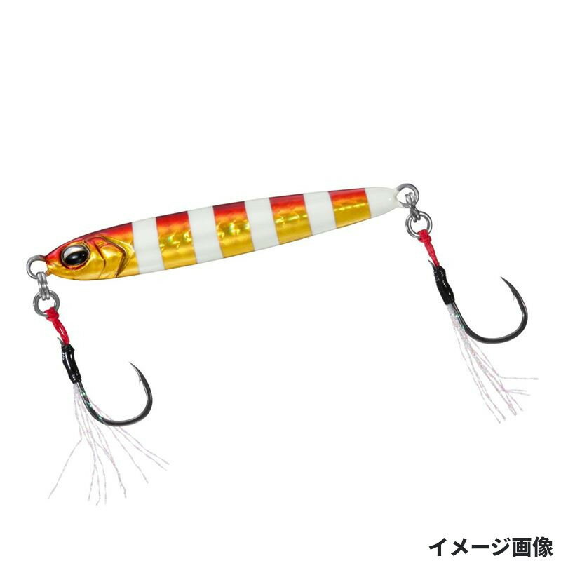 ダイワ ジグ サムライジグR スローフォール 40g アカキンゼブラ【ゆうパケット】