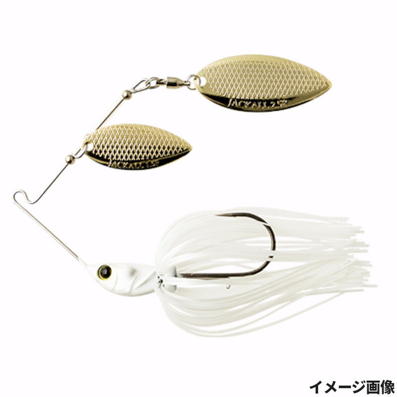 【5日限定!3点購入で最大5000p!】ジャッカル スピナーベイト スーパードーン 3/8oz シークレットホワイト【ゆうパケット】