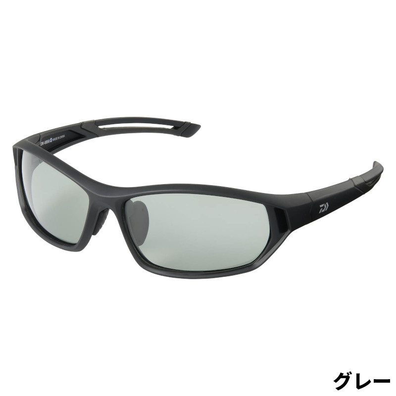 ダイワ 偏光グラス DN-8056 (トリアセテート偏光グラス) マットブラック/グレー