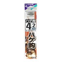 【衝撃!4点購入で最大1万ポイント!】ささめ針 ハゲ鈎 AA112 針4号−ハリス2号 白【ゆうパケット】
