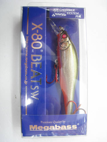 【現品限り】 メガバス ルアー X−80 ビート SW MカタクチRB