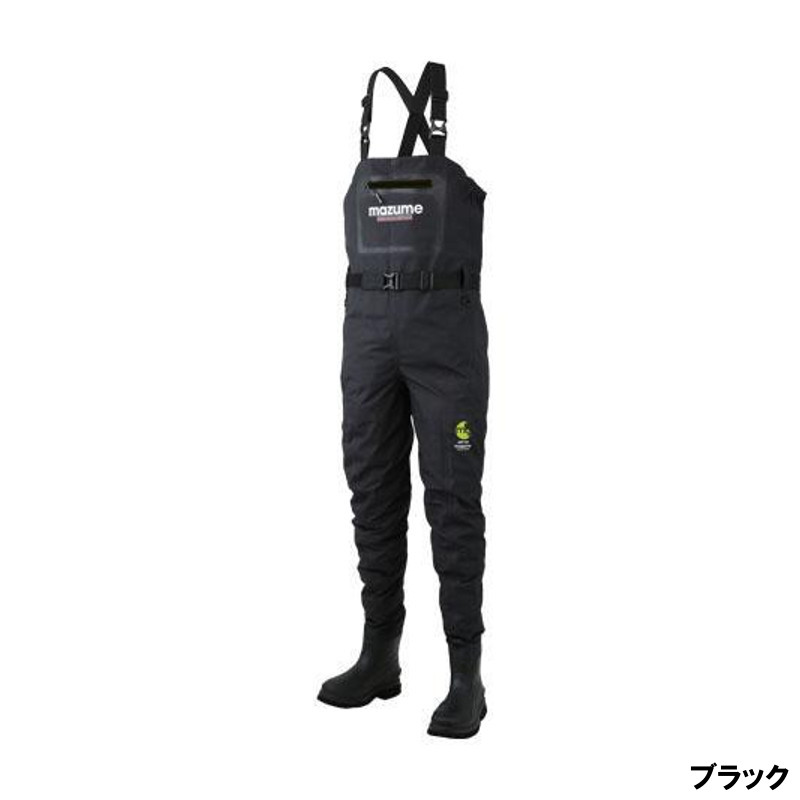 【お買い物マラソン！3点購入でP最大28倍！】オレンジブルー ウェーダー マズメ ブーツフットウェイダー(フェルトスパイクモデル) M ブラック MZBF-458