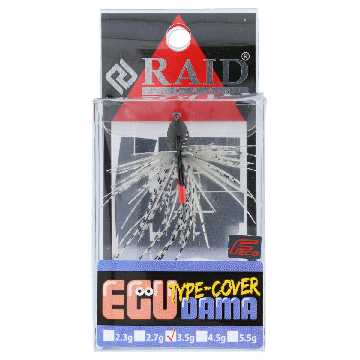 【5日限定!3点購入で最大5000p!】レイドジャパン ラバージグ EGU-DAMA Type-COVER 3.5g 006.テナガエビ