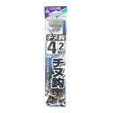 【衝撃!4点購入で最大1万ポイント!】ささめ針 チヌ鈎 AA301 針4号−ハリス2号 白【ゆうパケット】