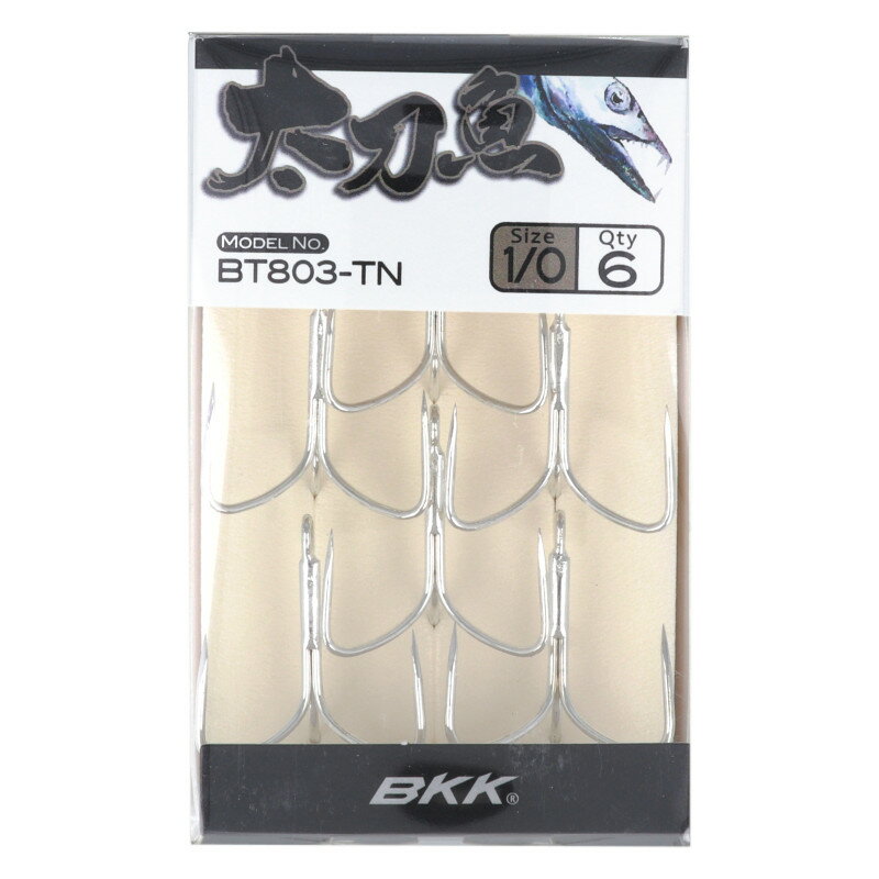 BKK ファングス 太刀魚 #1/0 BT803-TN
