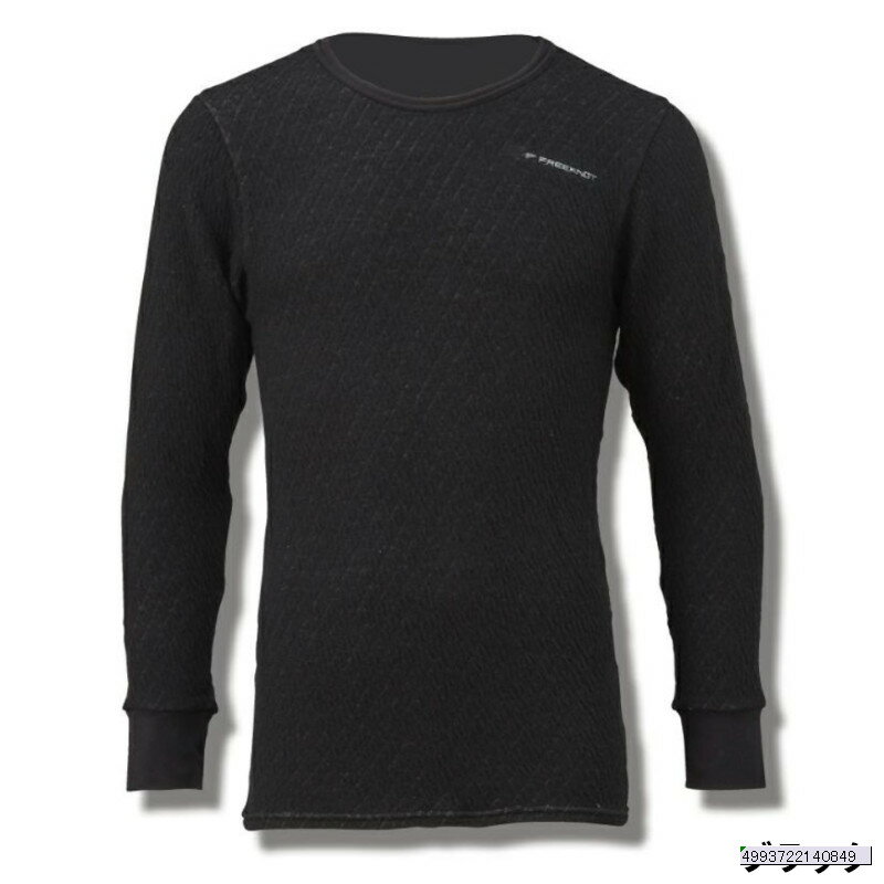 【スーパーSALE！3点購入で最大P26倍！】防寒ウェア フリーノット レイヤーテック キルティング アンダーシャツ LL ブラック Y1661 LL-90