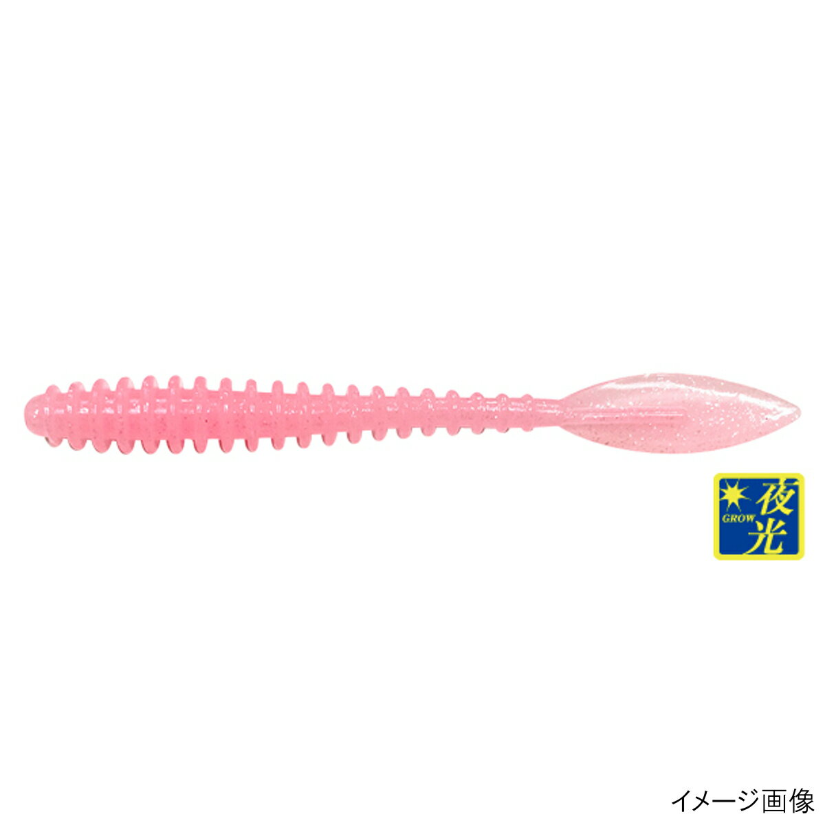 【エントリー＆3点購入でP10倍！】林釣漁具製作所 ワーム ティクト ブリリアント 2.5インチ C-18 ナノラメグローピンク【ゆうパケット】