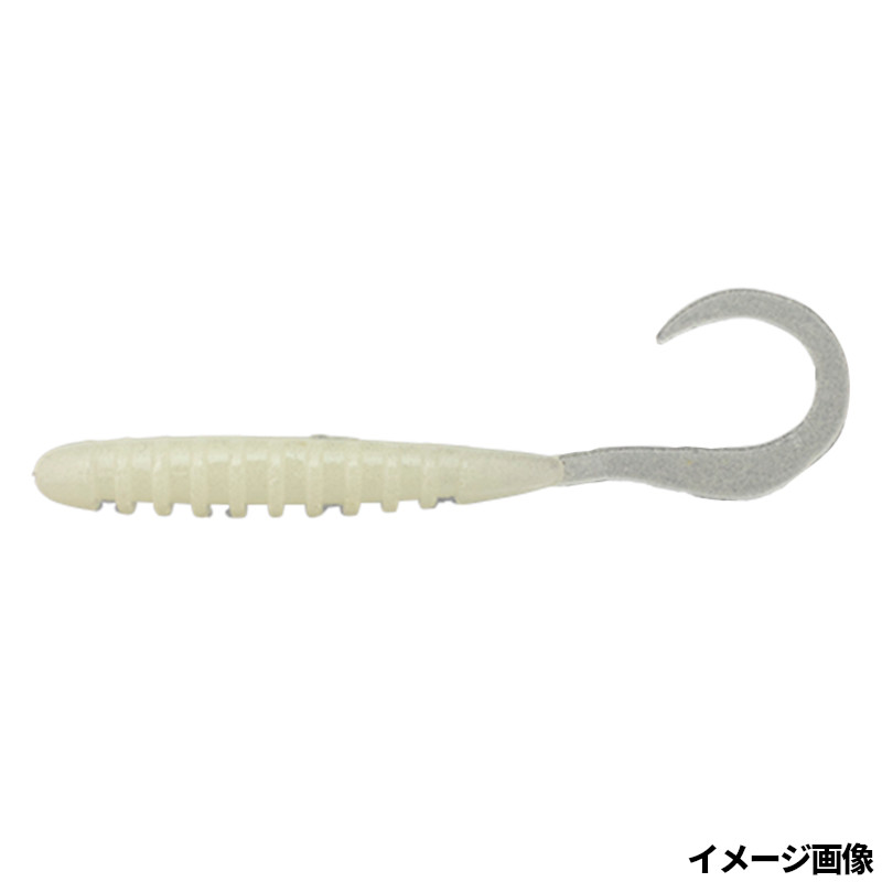 樂天商城 - 【スーパーSALE！最大P10倍&お得なクーポン配布中！】ジャッカル ワーム タイドカーリー 2.8インチ 鬼グロー【ゆうパケット】